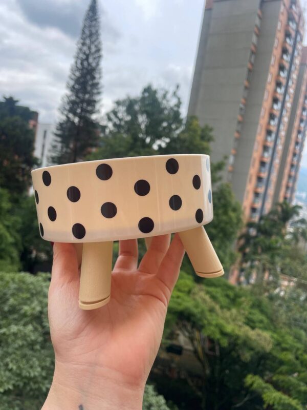 Comedero elevado Bolitas - Imagen 3
